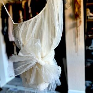 Express one shoulder dressy shirt